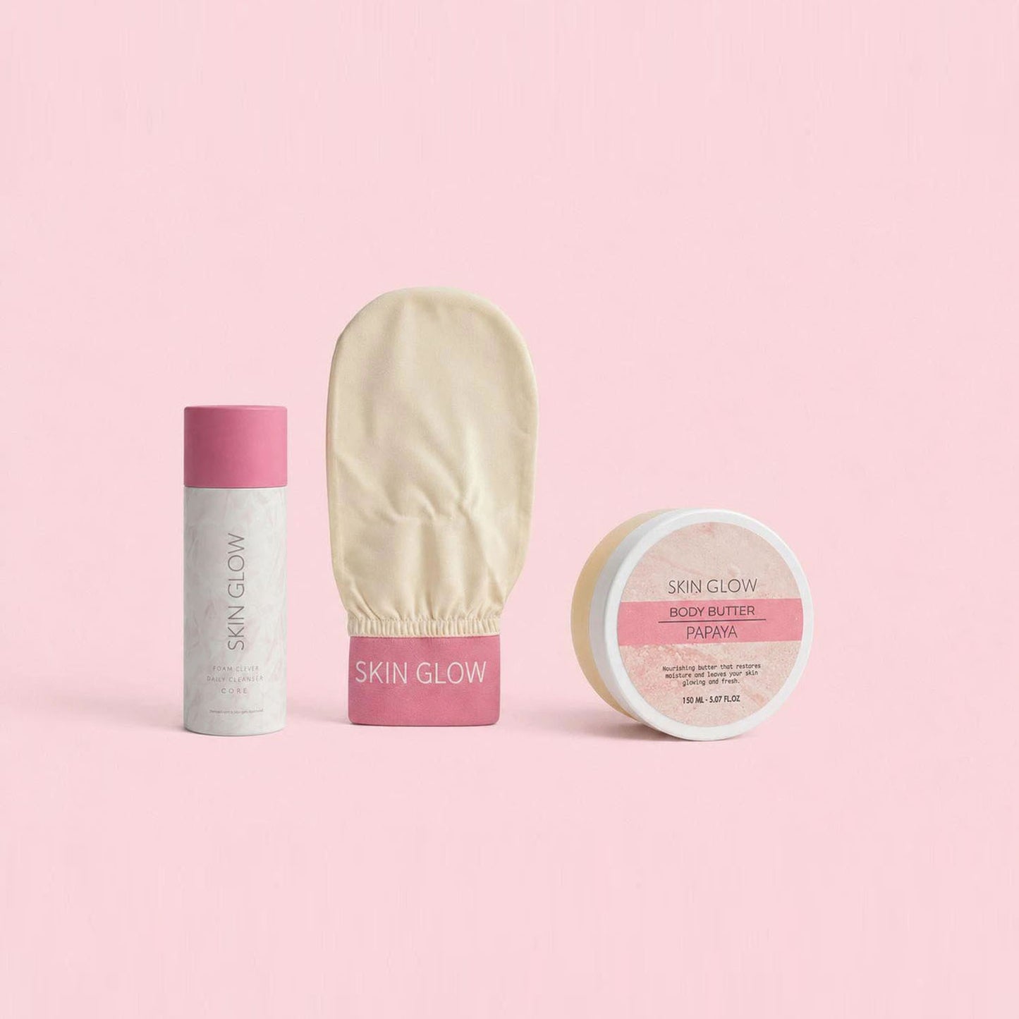 Silk Exfoliating Glove & Body Butter Bundle